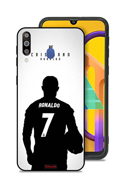 Tolwak غطاء حماية لهاتف سامسونج جالاكسي M30 بقناع كريستيانو رونالدو