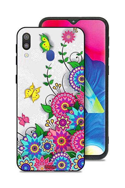 Tolwak غطاء حماية لهاتف سامسونج جالاكسي M20 - زهور ماندالا
