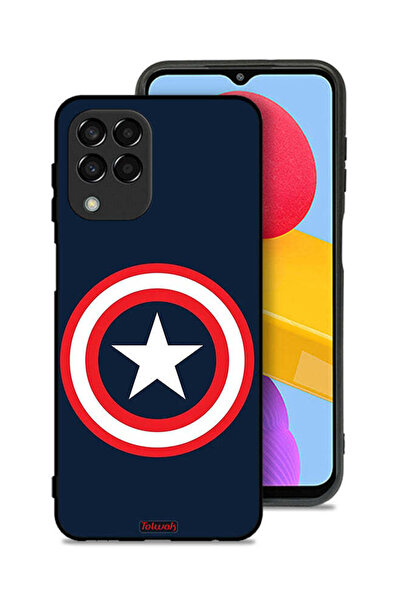 Tolwak غطاء حماية لهاتف سامسونج جالاكسي M33 بتصميم كابتن أمريكا
