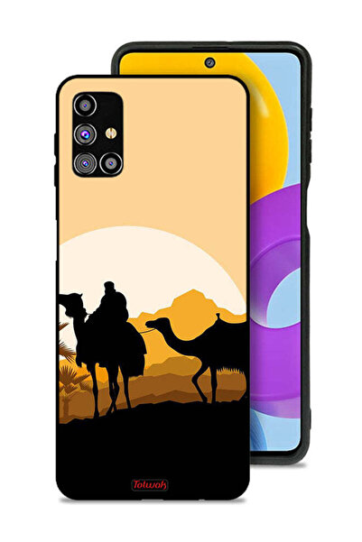 Tolwak غطاء حماية لهاتف سامسونج جالاكسي M31s برسومات جمال في الصحراء