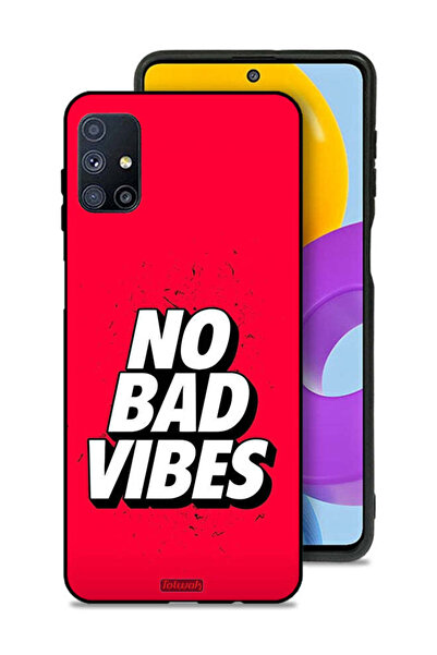 Tolwak Samsung Galaxy M51 Protective Case Cover No Bad Vibes