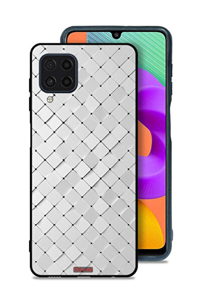 Tolwak Samsung Galaxy M22 Protective Case Cover Tiles Texture