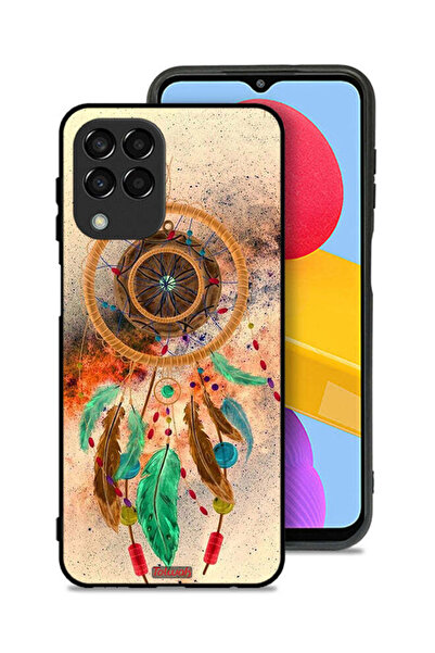 Tolwak غطاء حماية لهاتف سامسونج جالاكسي M33 بتصميم ماندالا ريش معلق