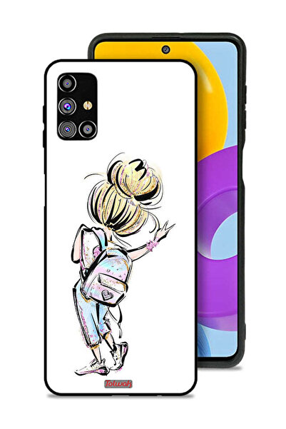 Tolwak غطاء حماية لهاتف سامسونج جالاكسي M31s بتصميم فتاة العودة إلى المدرسة