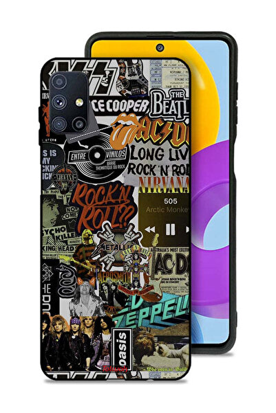 Tolwak غطاء حماية لهاتف سامسونج جالكسي M51، تحيا موسيقى الروك آند رول