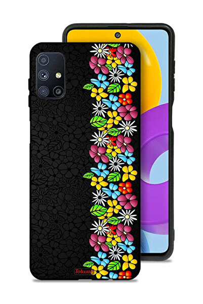 Tolwak غطاء حماية لهاتف سامسونج جالاكسي M51 - فلاورز لاين