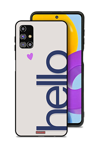 Tolwak Samsung Galaxy M31s Protective Case Cover Hello