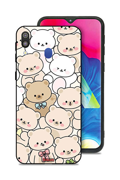Tolwak غطاء حماية لهاتف سامسونج جالكسي M20 بنقشة الدببة