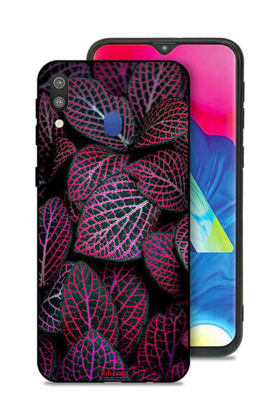 Tolwak غطاء حماية لهاتف سامسونج جالكسي M20 بنقشة أوراق سالجا