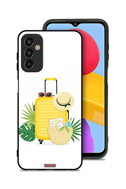 Tolwak غطاء حماية لهاتف Samsung Galaxy M13 بتصميم فني رقمي صيفي