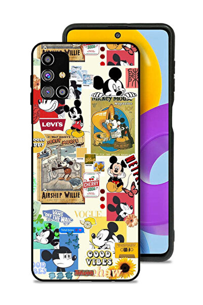 Tolwak Samsung Galaxy M31s Protective Case Cover Chose Happy And Stickers