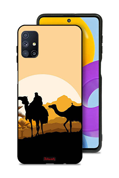 Tolwak غطاء حماية لهاتف سامسونج جالاكسي M51 برسومات جمال في الصحراء