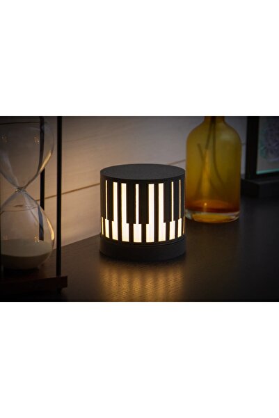 Genel Markalar 🎹 Piyano Tuşları Tasarımlı Dekoratif LED Masa Lambası – Sanat...