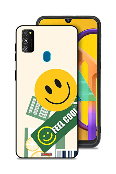 Tolwak غطاء حماية لهاتف Samsung Galaxy M30s بملصق Feel Cool