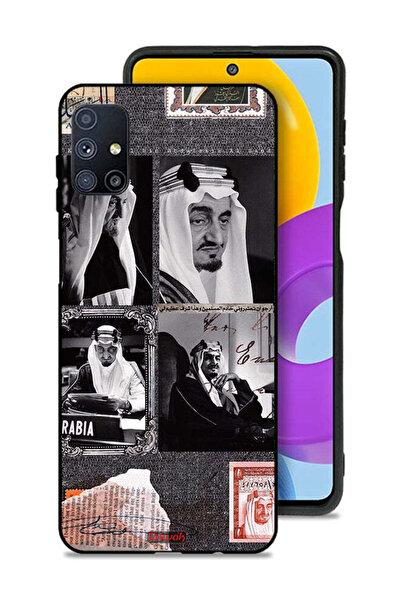 Tolwak غطاء حماية لهاتف سامسونج جالكسي M51، ملصق الملك فيصل العتيق