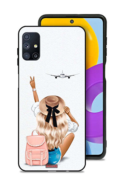 Tolwak غطاء حماية لهاتف سامسونج جالكسي M51 - فتاة تحب السفر