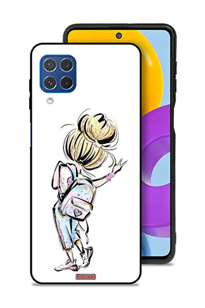 Tolwak غطاء حماية لهاتف سامسونج جالاكسي M62 بتصميم فتاة العودة إلى المدرسة
