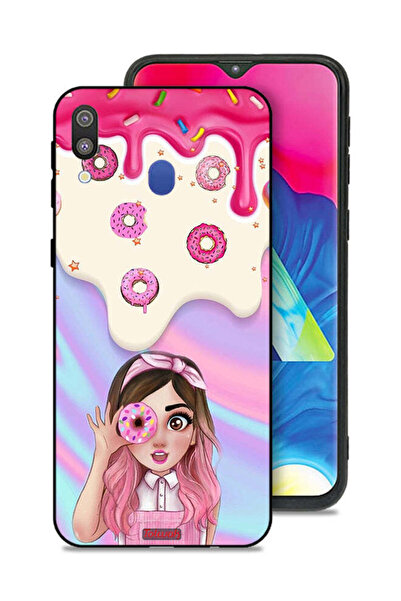 Tolwak غطاء حماية لهاتف سامسونج جالكسي M20 يحمل صورة دونات