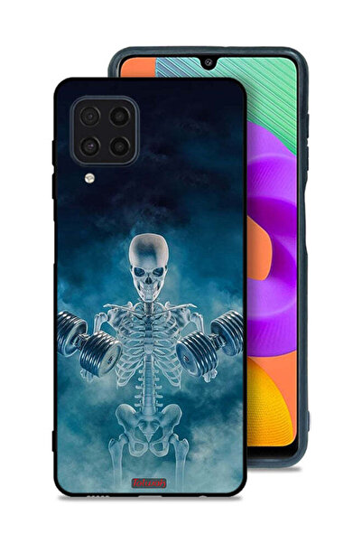 Tolwak Samsung Galaxy M22 Protective Case Cover No Pain No Gain Pose