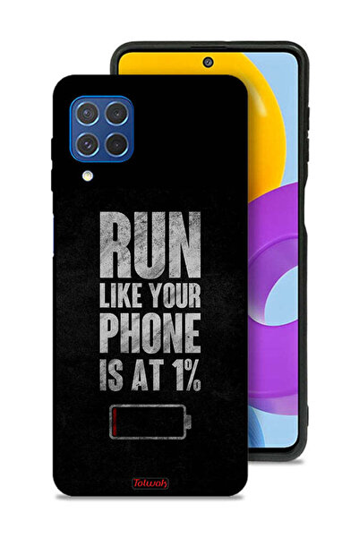 Tolwak غطاء حماية لهاتف Samsung Galaxy F62، اركض كما لو أن هاتفك يعمل بنسبة 1%