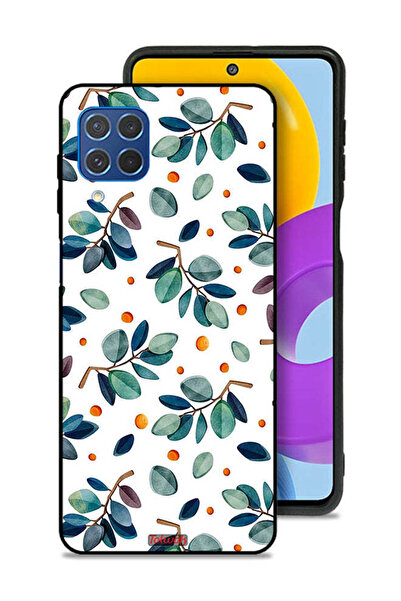 Tolwak غطاء حماية لهاتف سامسونج جالاكسي F62 بنقشة أوراق الشجر