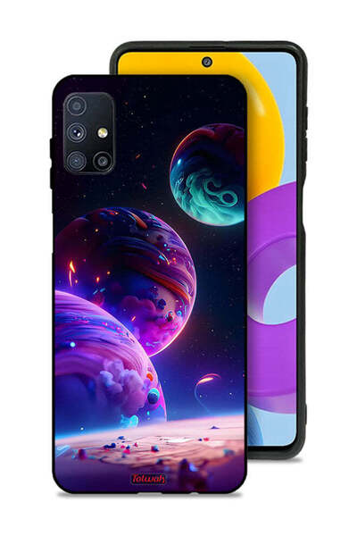 Tolwak غطاء حماية لهاتف سامسونج جالكسي M51 بنمط كوكبي