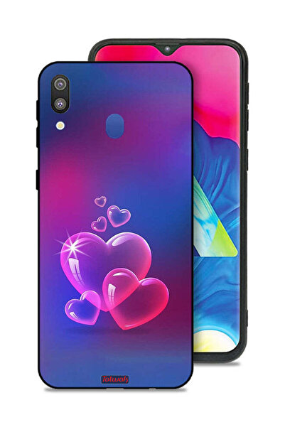 Tolwak غطاء حماية لهاتف سامسونج جالكسي M20 بنقشة قلوب الماء