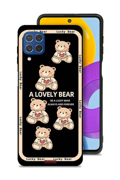 Tolwak غطاء حماية لهاتف سامسونج جالكسي F62 - دب جميل