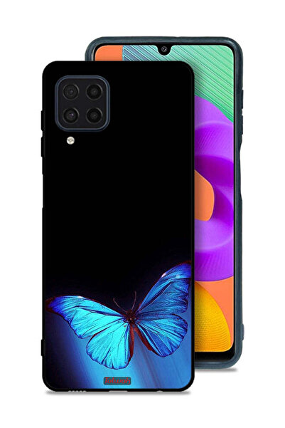 Tolwak Samsung Galaxy M32 4G Protective Case Cover Butterfly Art