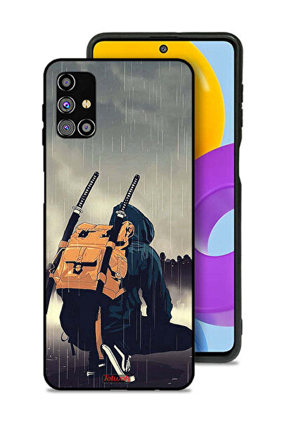 Tolwak غطاء حماية لهاتف سامسونج جالاكسي M31s بتصميم سيف ساموراي الرقمي