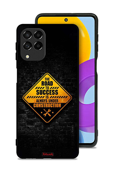 Tolwak غطاء حماية لهاتف سامسونج جالكسي M53 الطريق إلى النجاح دائمًا قيد الإنشاء