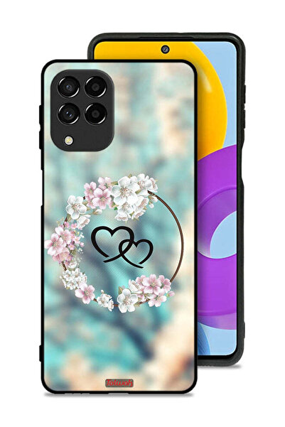 Tolwak غطاء حماية لهاتف سامسونج جالاكسي M53 برسومات قلوب في خاتم