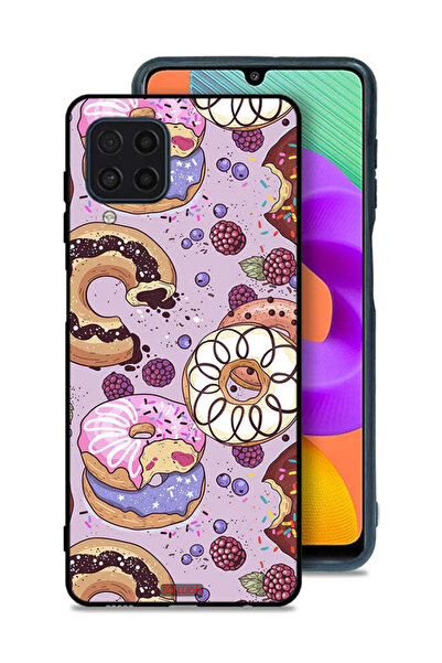 Tolwak غطاء حماية لهاتف سامسونج جالاكسي M32 4G برسومات دونات فنية