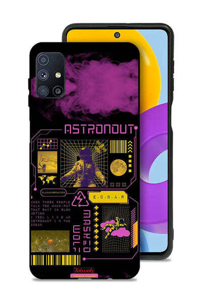 Tolwak Samsung Galaxy M51 Protective Case Cover Astronaut Sticker