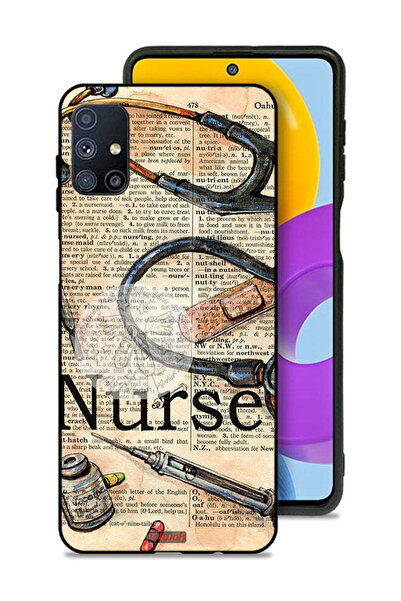 Tolwak Samsung Galaxy M51 Protective Case Cover Nurse Vintage Tools