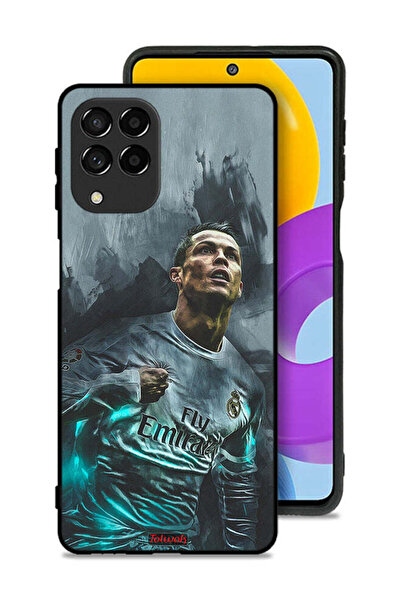 Tolwak غطاء حماية لهاتف سامسونج جالاكسي M53 برسومات كريستيانو رونالدو