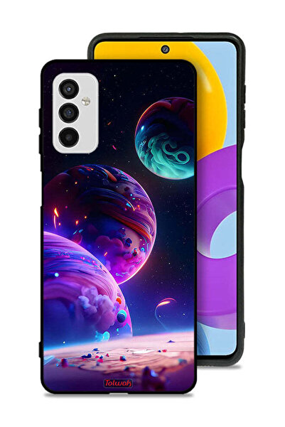 Tolwak غطاء حماية لهاتف سامسونج جالاكسي M52 5G بنقشة كوكبية