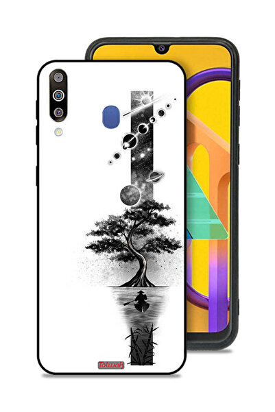 Tolwak Samsung Galaxy M30 Protective Case Cover Earth Space Art