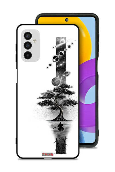 Tolwak Samsung Galaxy M52 5G Protective Case Cover Earth Space Art