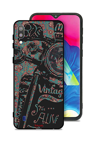 Tolwak غطاء حماية لهاتف Samsung Galaxy M10 بتصميم دراجة نارية كلاسيكية