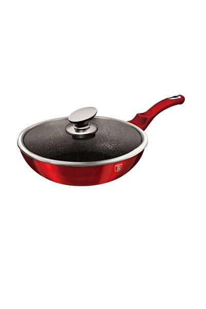 Berlinger Haus Tigaie wok marmorată 28 cm Burgundy Metallic Line Berlinger Ha...