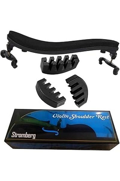 NETWORK ART Stromberg Violin Shoulder Rest 4/4 + Rubber Violin Mute
