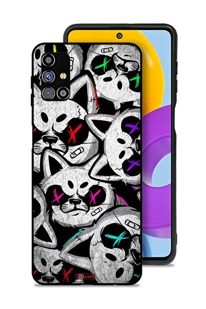 Tolwak غطاء حماية لهاتف سامسونج جالاكسي M31s بنقشة قطط مارشميلو