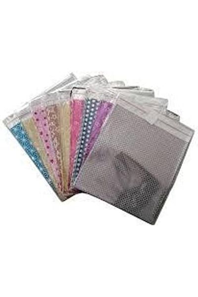 Mu Art Ahşap 200Pcs 20X25Cm Self-Banded Ready Gift Package Metalized Bag Anbalaj