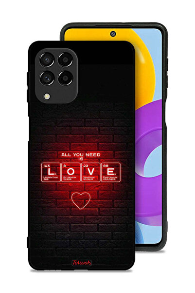Tolwak غطاء حماية لهاتف سامسونج جالكسي M53 كل ما تحتاجه هو الحب