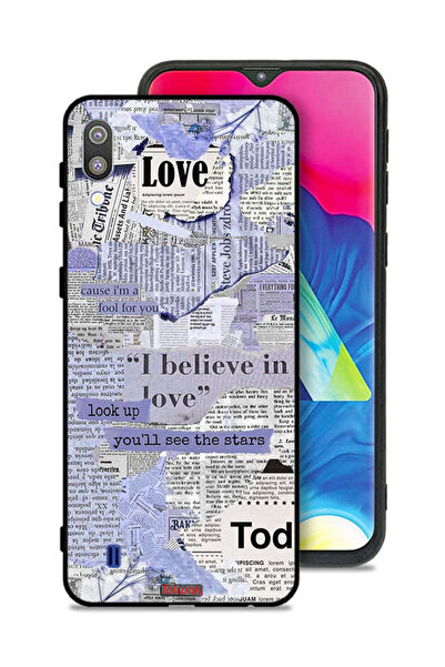 Tolwak غطاء حماية لهاتف سامسونج جالاكسي M10 - قطع من الصحف