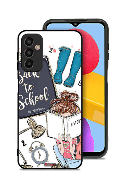 Tolwak غطاء حماية لهاتف سامسونج جالاكسي F13 بتصميم فتاة العودة إلى المدرسة تق...