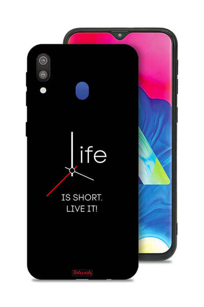 Tolwak Samsung Galaxy M20 Protective Case Cover Life Is Short Live It