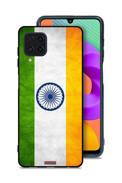 Tolwak Samsung Galaxy M22 Protective Case Cover Luminous Indian Flag