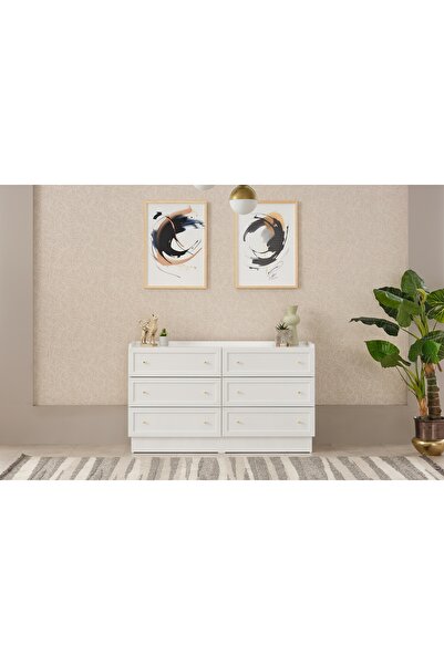 Vivense Boston Şifonyer, 6 Çekmeceli